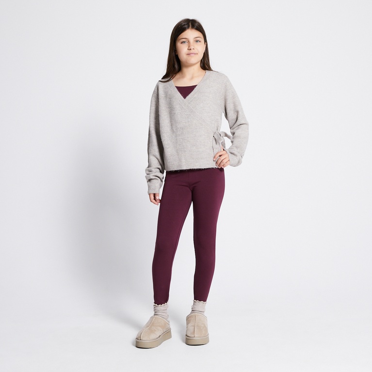 Basic leggings "Tilda Star" Light Burgundy